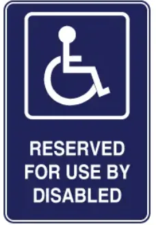 AS 12 — ACCESS - RESERVED FOR USE BY DISABLED